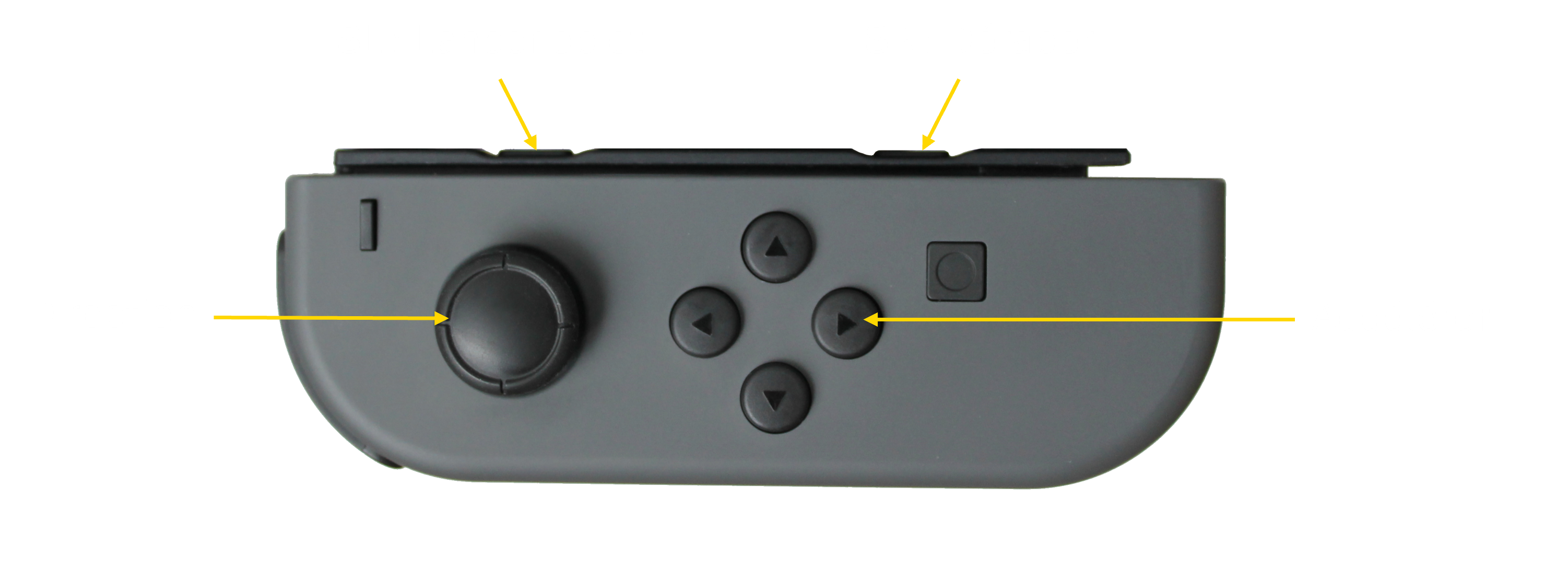 Joy-Con avec commandes